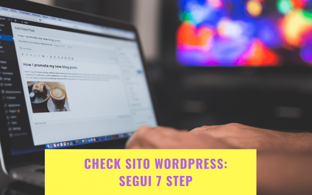 Check sito wordpress: segui 7 step
